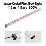 Greenhouse Top Grow Light Series – 60W to 800W - Four bar fixture with water cooling connector close-ups 800w