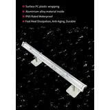 Intercanopy & Under Canopy Grow Light Series – 120W / 150W - Tube light with water droplets on dark background with feature list