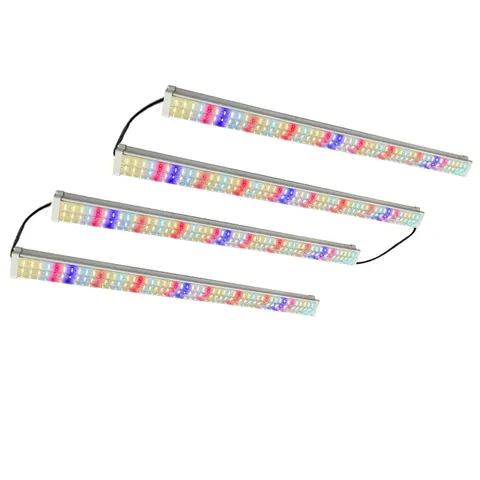 Propagation & Rack Grow Light Series – 120W to 300W - Three bar lights connected in series diagonal view on white background